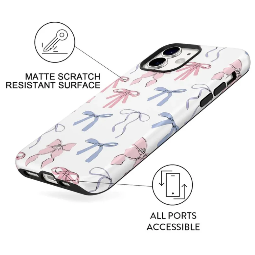 Coquette Girlie Pastel Bows Phone Case